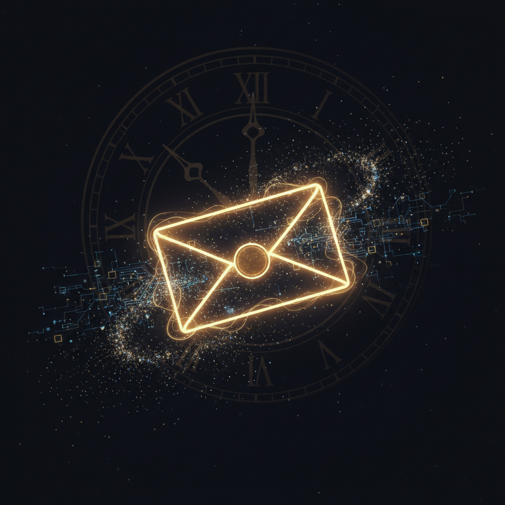 Manet Future Letter Inscription — A Message Sealed in Time