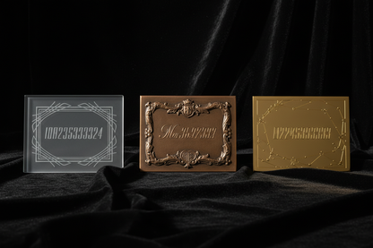 Manet Inscription Keepsake — Glass, Copper, and Gold physical certificates
