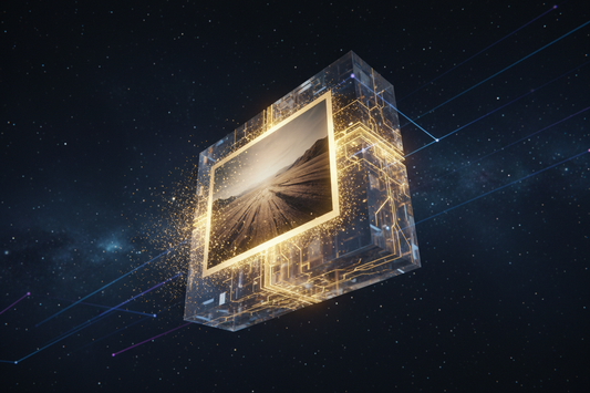 Photo permanently etched into the Bitcoin blockchain