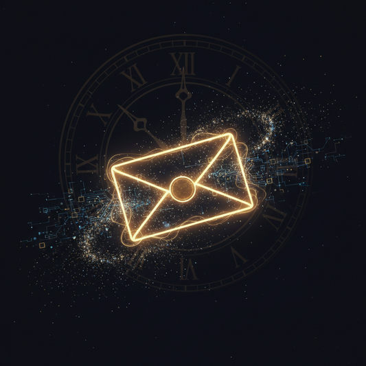 Manet Future Letter Inscription — A Message Sealed in Time